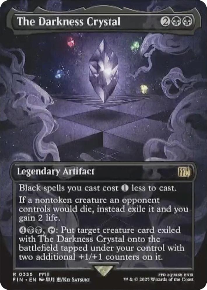 0335 The Darkness Crystal (Borderless) R FINAL FANTASY