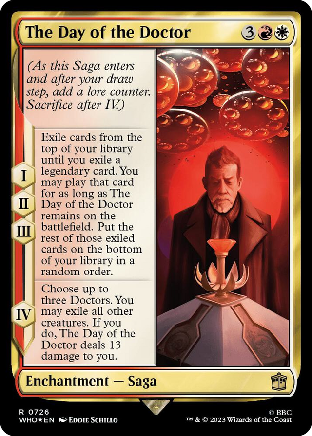 0726 The Day of the Doctor (Surge Foil) R Universes Beyond: Doctor Who