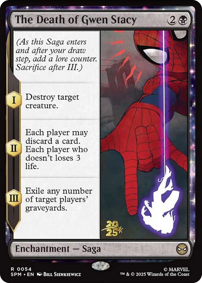 0054 The Death of Gwen Stacy R Prerelease Cards