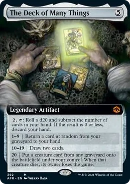 0392 The Deck of Many Things (Extended Art) M Adventures in the Forgotten Realms