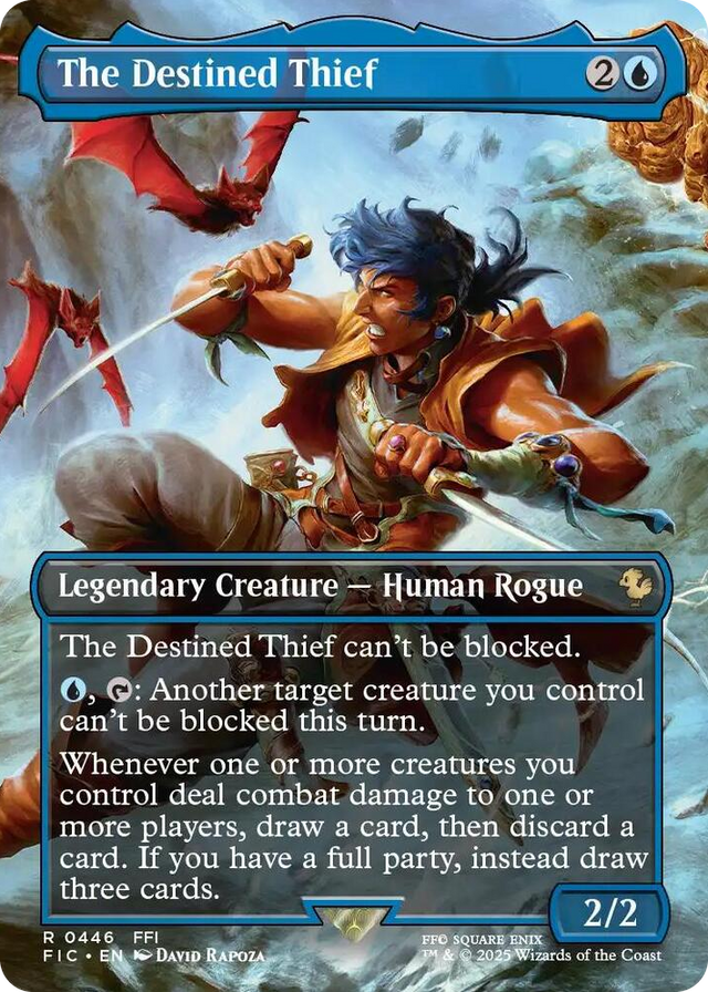 0446 The Destined Thief (Borderless) R Commander: FINAL FANTASY