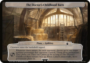 0579 The Doctor's Childhood Barn T Planechase: Universes Beyond: Doctor Who