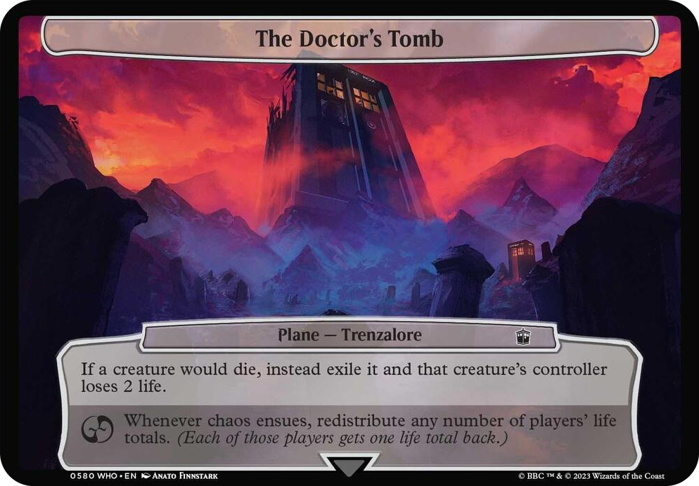 0580 The Doctor's Tomb T Planechase: Universes Beyond: Doctor Who