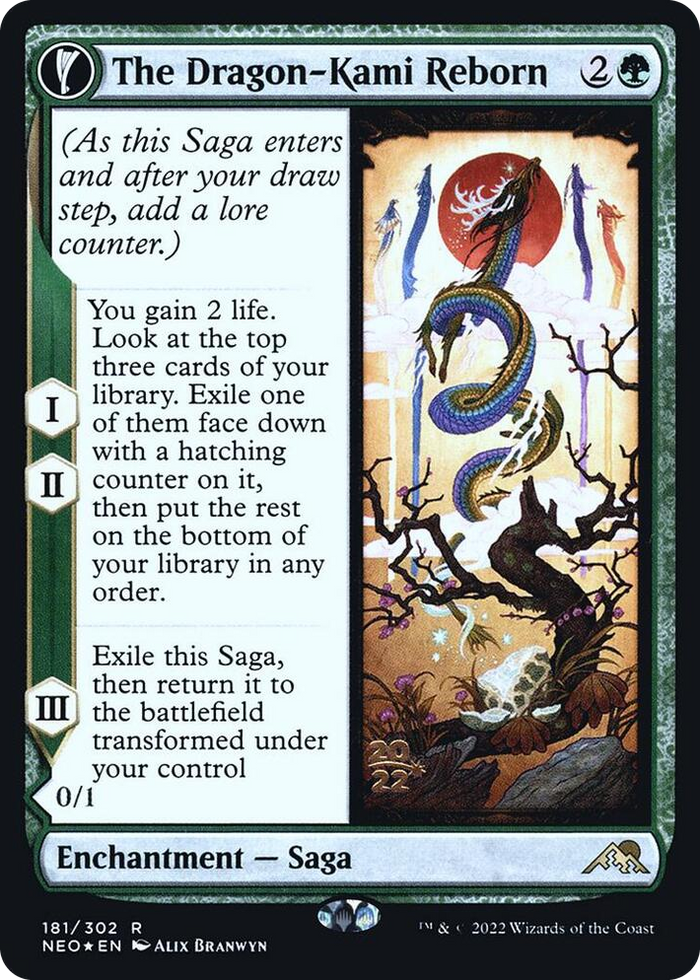 The Dragon-Kami Reborn #181 R - Prerelease Cards Pokemon card