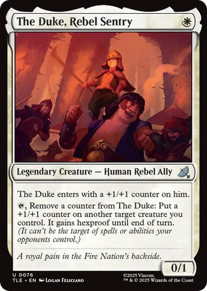 0076 The Duke, Rebel Sentry U The Last Airbender: Eternal-Legal