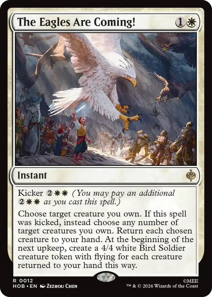 The Eagles Are Coming! #12 R - The Hobbit Pokemon card