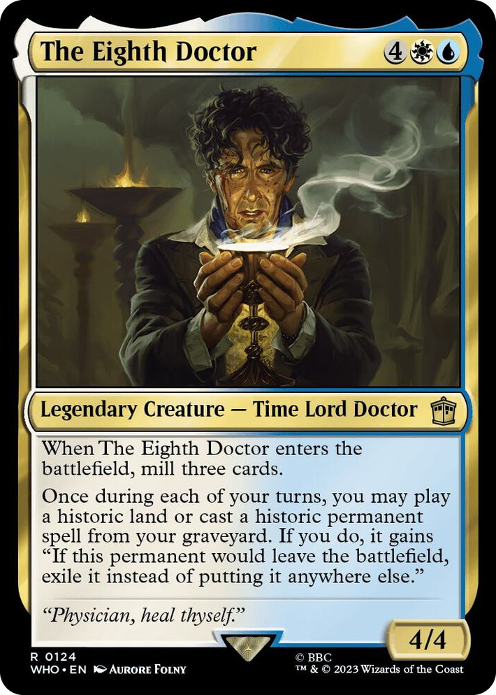 0124 The Eighth Doctor R Universes Beyond: Doctor Who