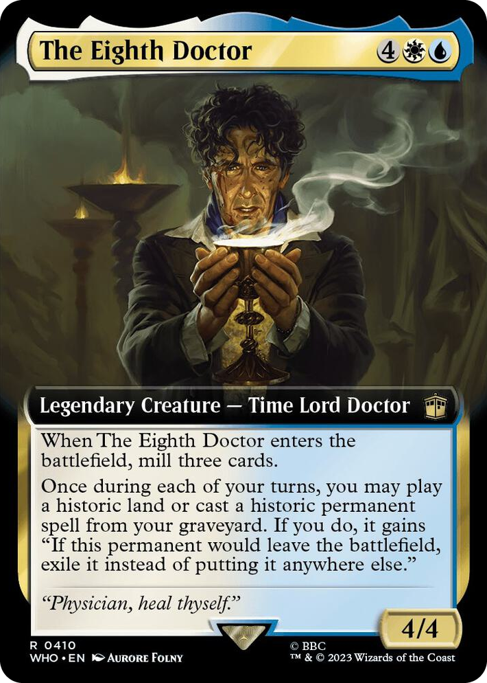 0410 The Eighth Doctor (Extended Art) R Universes Beyond: Doctor Who