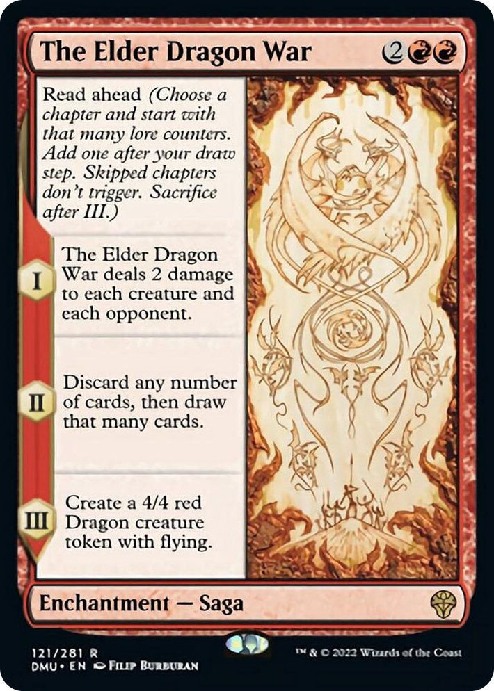 0121 The Elder Dragon War R Dominaria United