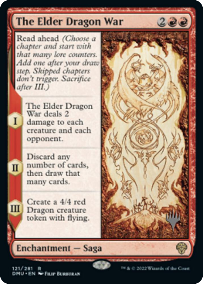 0121 The Elder Dragon War R Promo Pack: Dominaria United