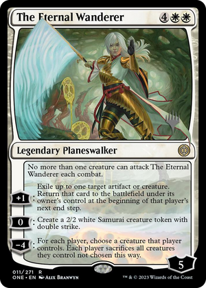 0011 The Eternal Wanderer R Promo Pack: Phyrexia: All Will Be One