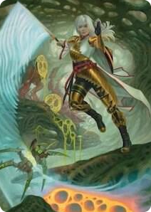 0003 The Eternal Wanderer Art Card S Art Series: Phyrexia: All Will Be One