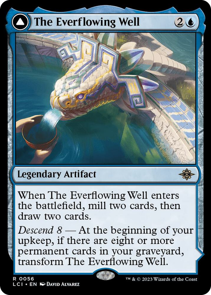 The Everflowing Well #56 R - The Lost Caverns of Ixalan Pokemon card