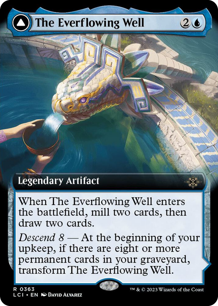 The Everflowing Well (Extended Art) #363 R - The Lost Caverns of Ixalan Pokemon card