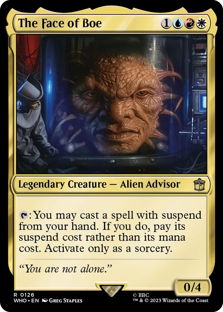 0126 The Face of Boe R Universes Beyond: Doctor Who
