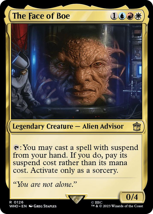 0126 The Face of Boe R Universes Beyond: Doctor Who