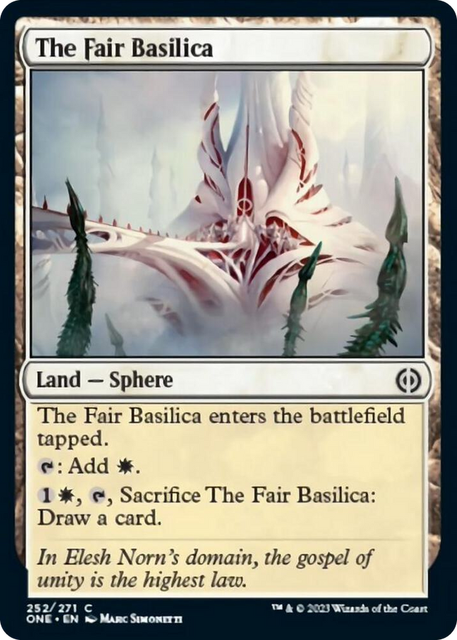0252 The Fair Basilica C Phyrexia: All Will Be One
