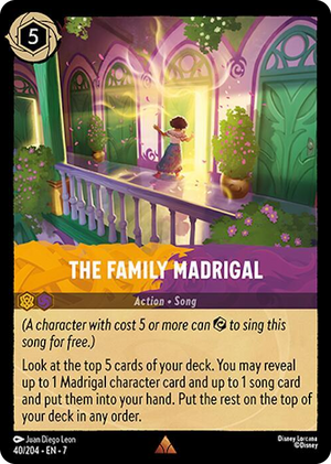 0040 The Family Madrigal Rare Archazia's Island