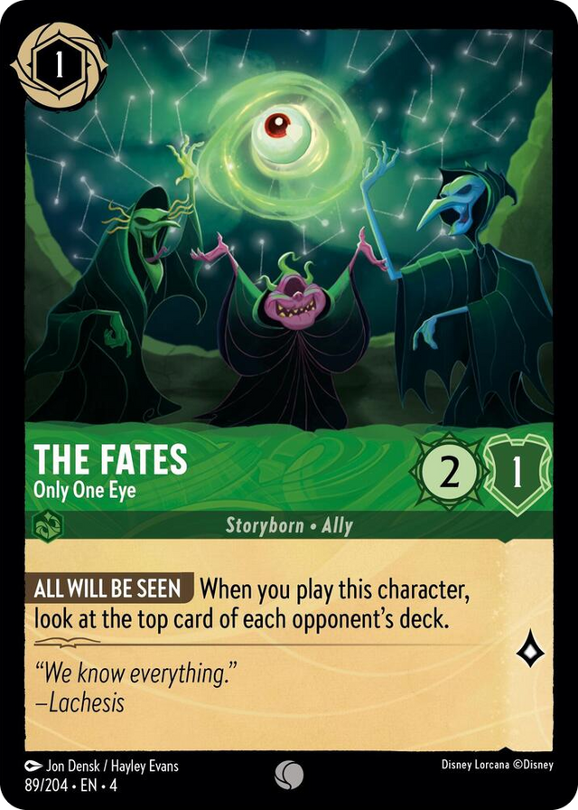 0089 The Fates - Only One Eye Common Ursula's Return