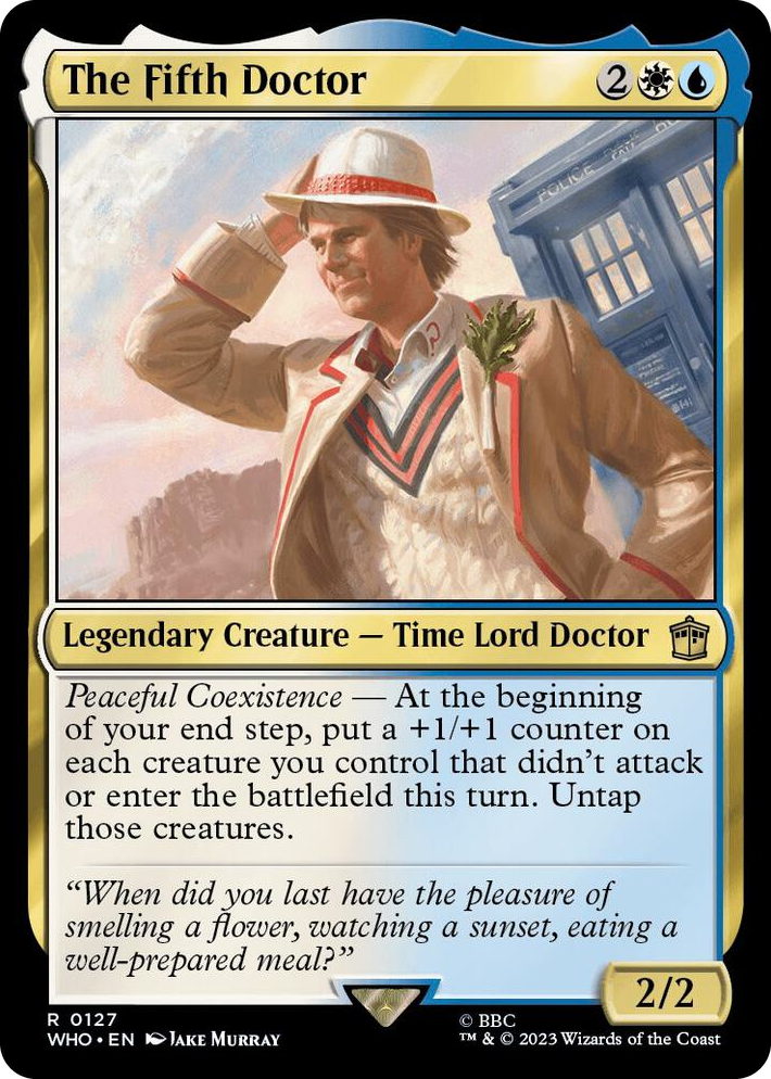 0127 The Fifth Doctor R Universes Beyond: Doctor Who