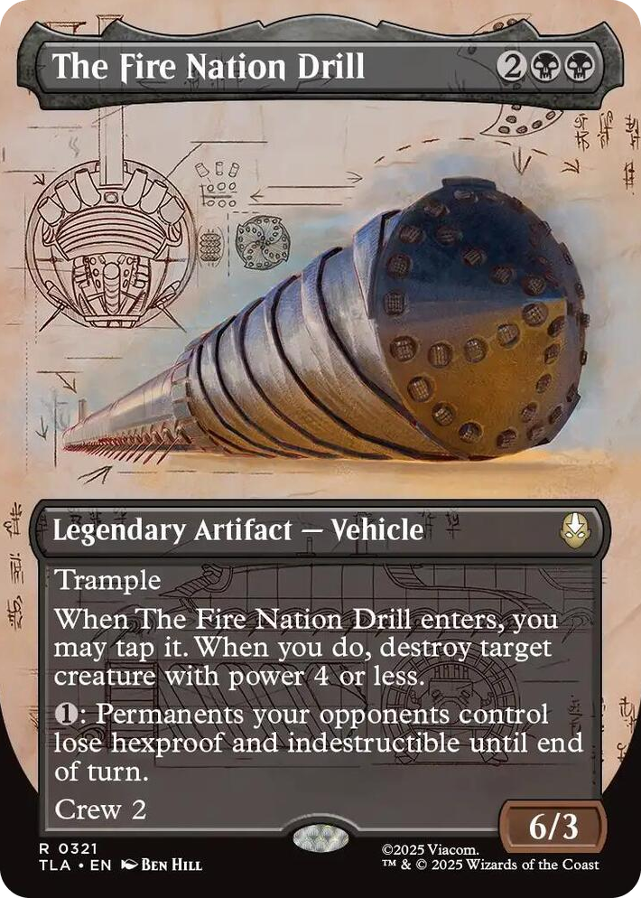 0321 The Fire Nation Drill (Borderless) R The Last Airbender
