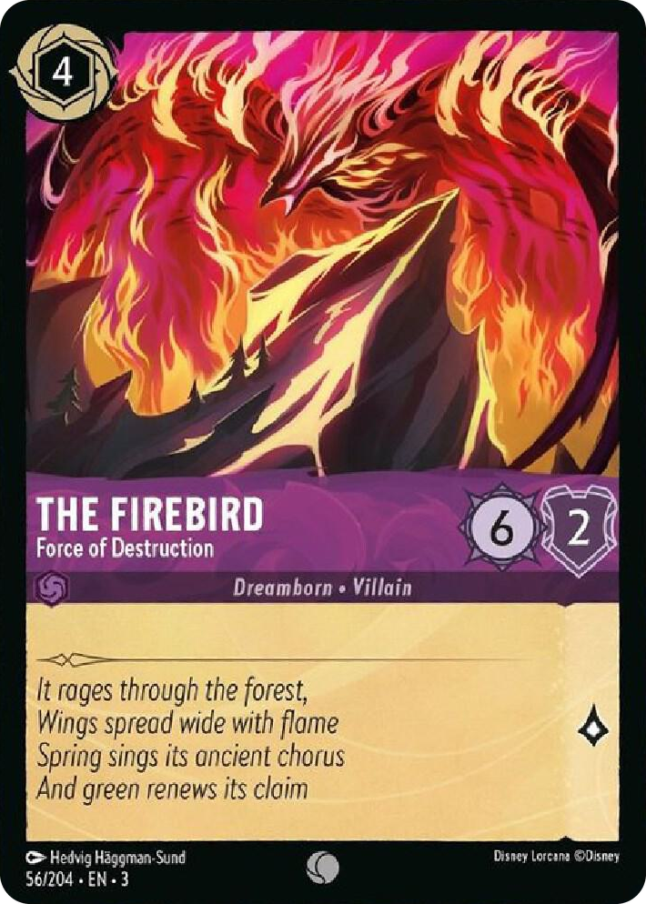 0056 The Firebird - Force of Destruction Common Into the Inklands