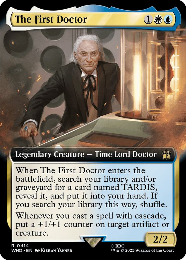 0414 The First Doctor (Extended Art) R Universes Beyond: Doctor Who