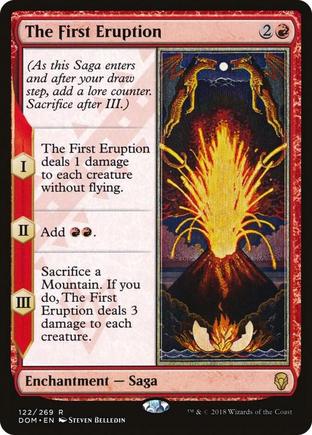 0122 The First Eruption R Dominaria
