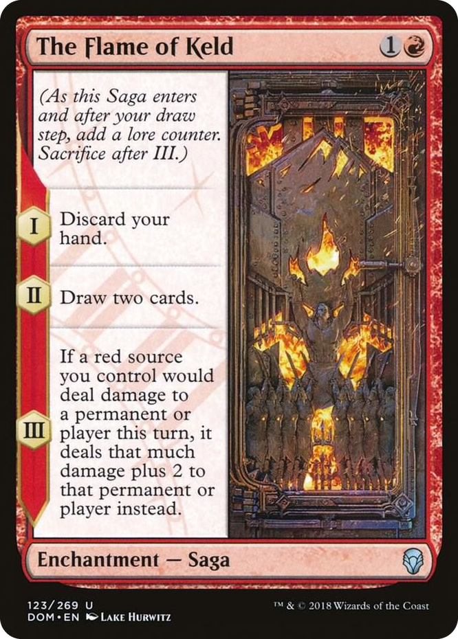 0123 The Flame of Keld U Dominaria