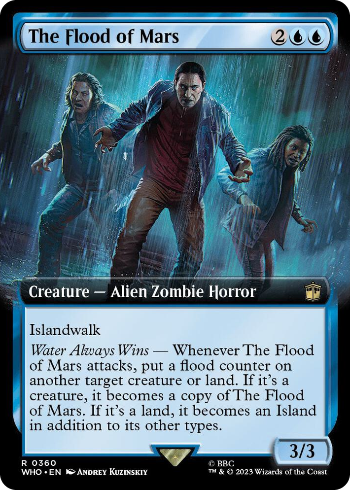 0360 The Flood of Mars (Extended Art) R Universes Beyond: Doctor Who