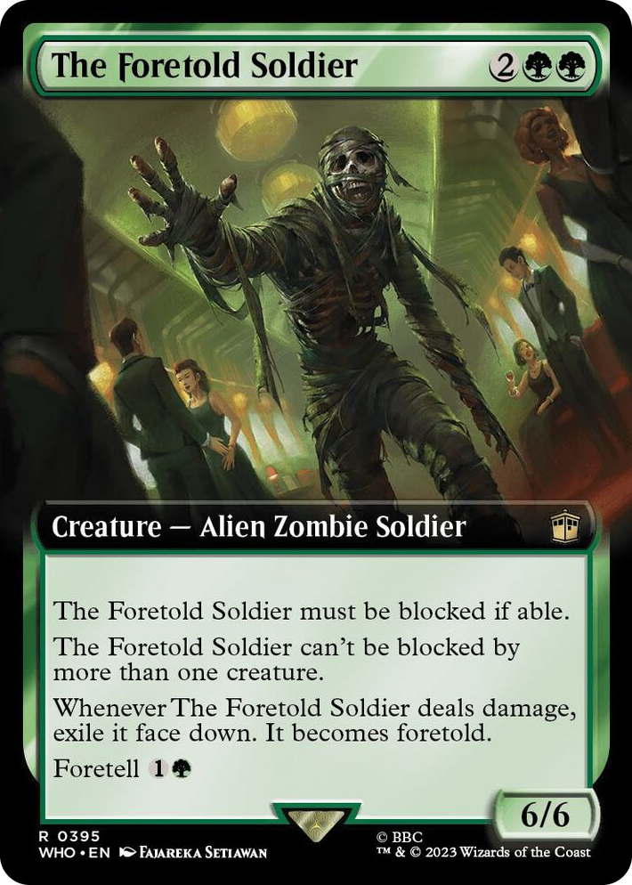 0395 The Foretold Soldier (Extended Art) R Universes Beyond: Doctor Who