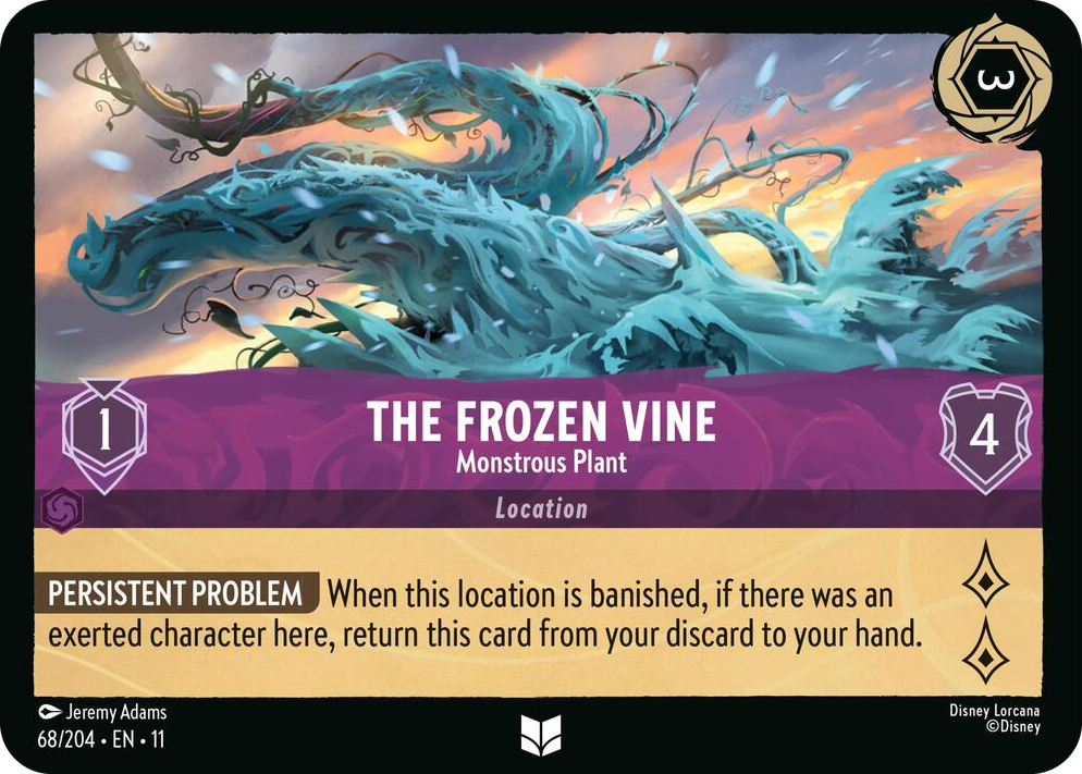 0068 The Frozen Vine - Monstrous Plant Uncommon Winterspell