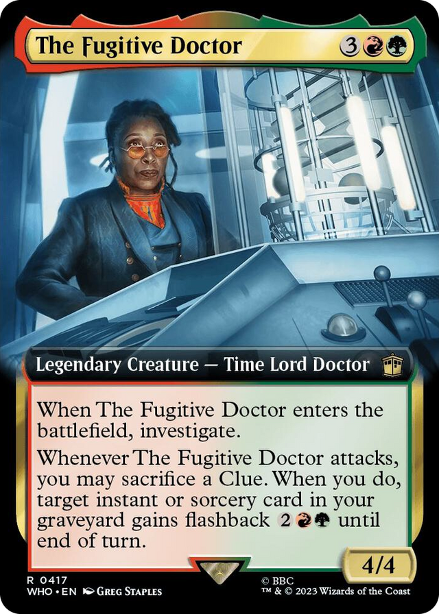 0417 The Fugitive Doctor (Extended Art) R Universes Beyond: Doctor Who