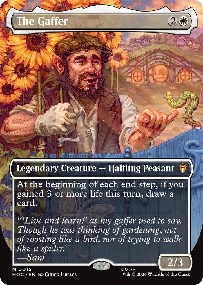 The Gaffer (Borderless) #15 M - The Hobbit: Eternal-Legal Pokemon card