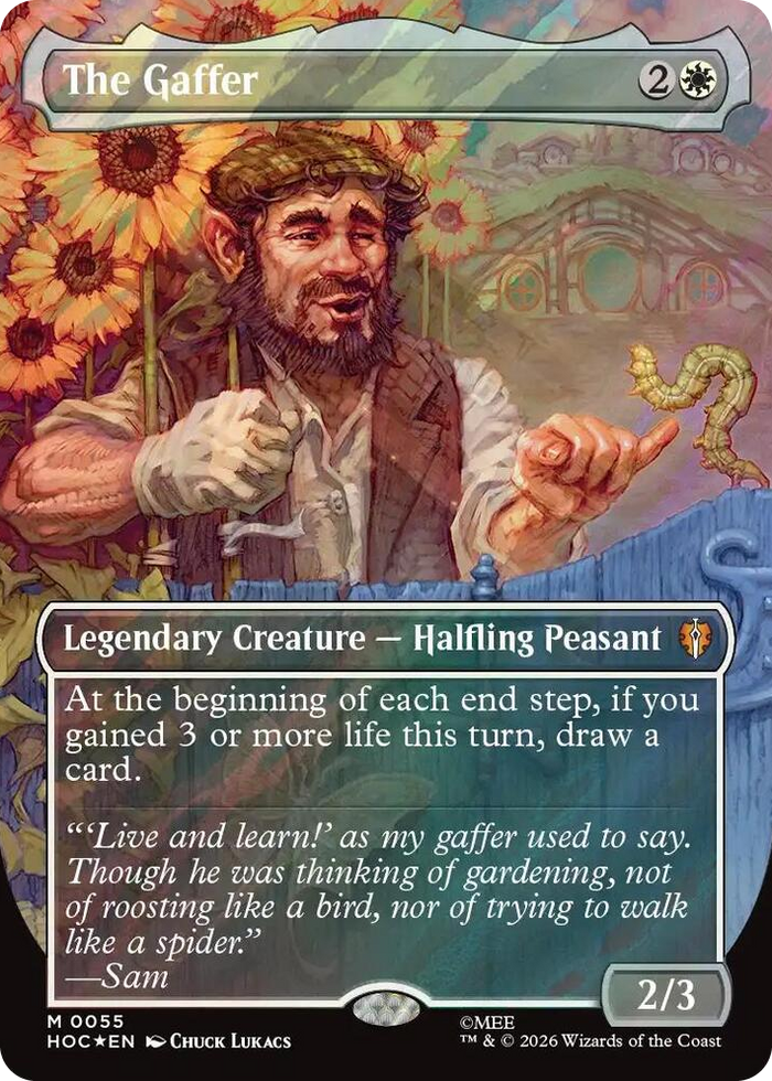 The Gaffer (Borderless) (Surge Foil) #55 M - The Hobbit: Eternal-Legal Pokemon card