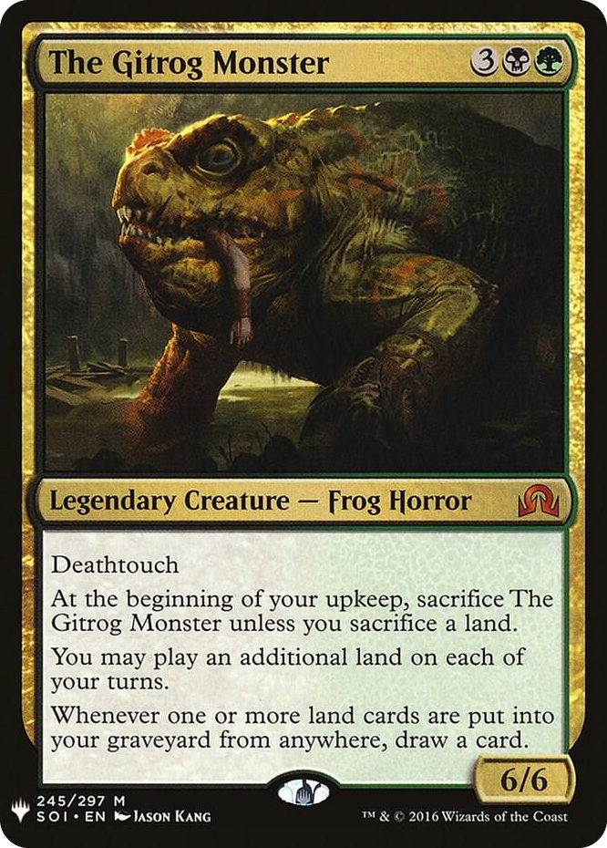 The Gitrog Monster #245 M - The List Reprints Pokemon card