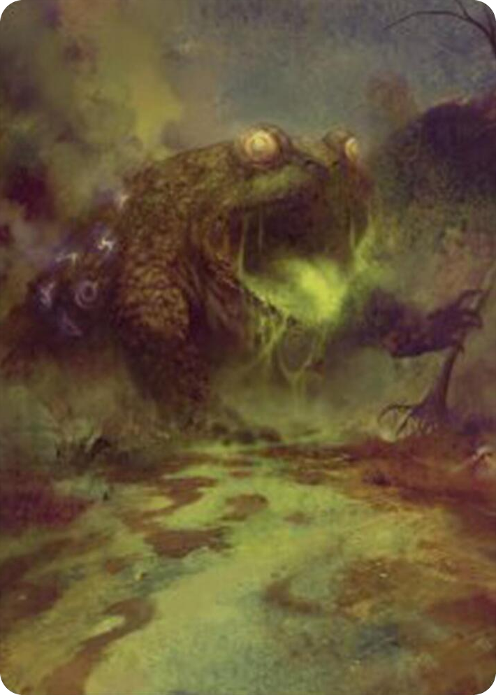 0052 The Gitrog Monster Art Card S Art Series: Bloomburrow