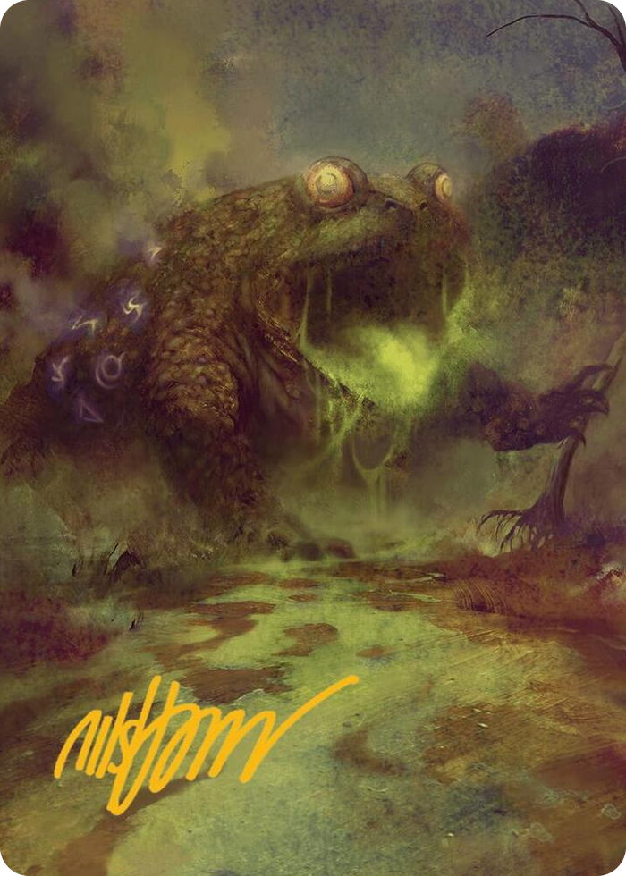 The Gitrog Monster Art Card (Gold-Stamped Signature) #52 S - Art Series: Bloomburrow Pokemon card