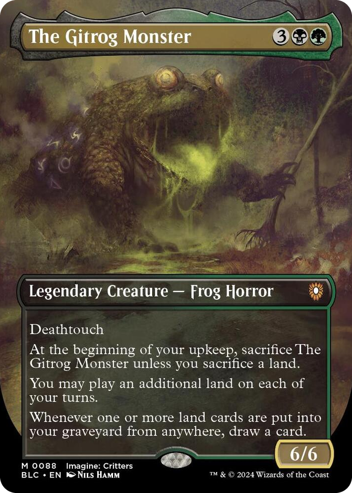0088 The Gitrog Monster (Borderless) M Commander: Bloomburrow