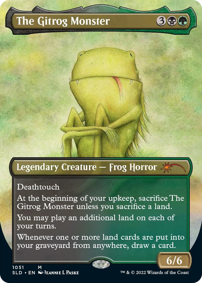 1051 The Gitrog Monster (Borderless) M Secret Lair Drop Series