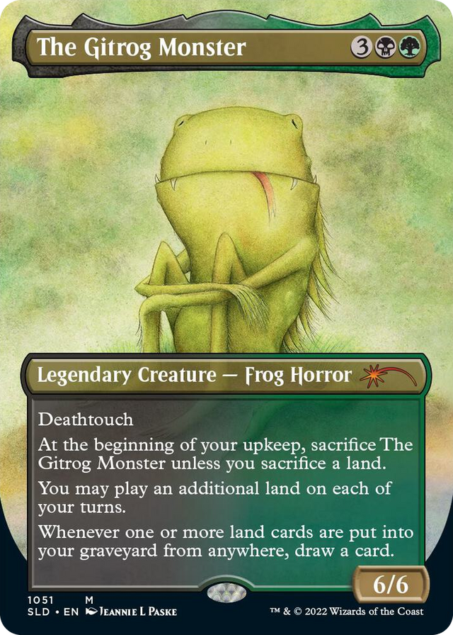 1051 The Gitrog Monster (Borderless) M Secret Lair Drop Series
