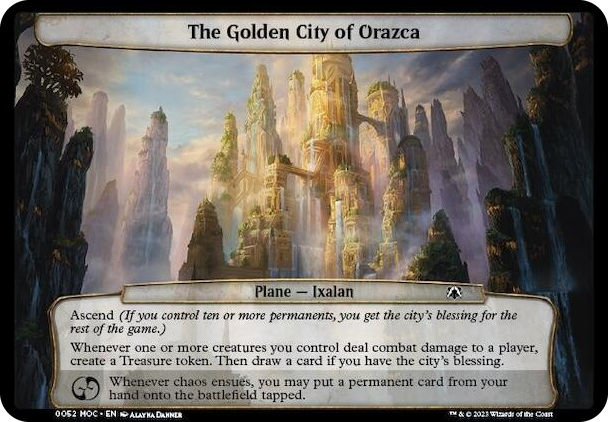 The Golden City of Orazca #52 T - Planechase: March of the Machine Pokemon card