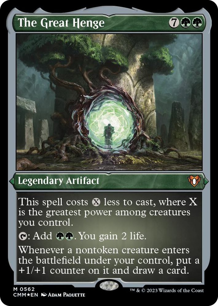 0562 The Great Henge (Foil Etched) M Commander Masters
