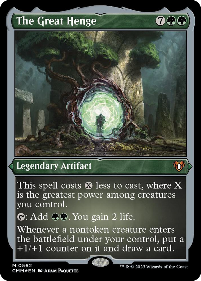0562 The Great Henge (Foil Etched) M Commander Masters