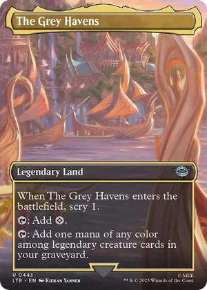 0443 The Grey Havens (Borderless) U Universes Beyond: The Lord of the Rings: Tales of Middle-earth