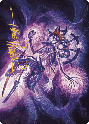 0041 The Grim Captain Art Card (Gold-Stamped Signature) S Art Series: The Lost Caverns of Ixalan