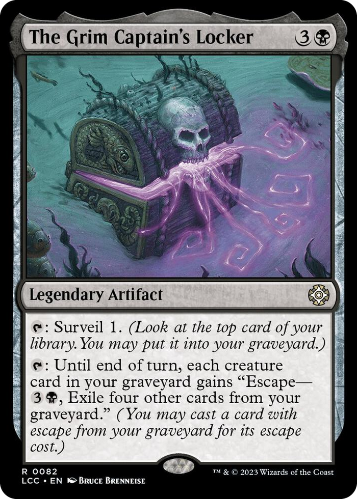 The Grim Captain's Locker #82 R - Commander: The Lost Caverns of Ixalan Pokemon card