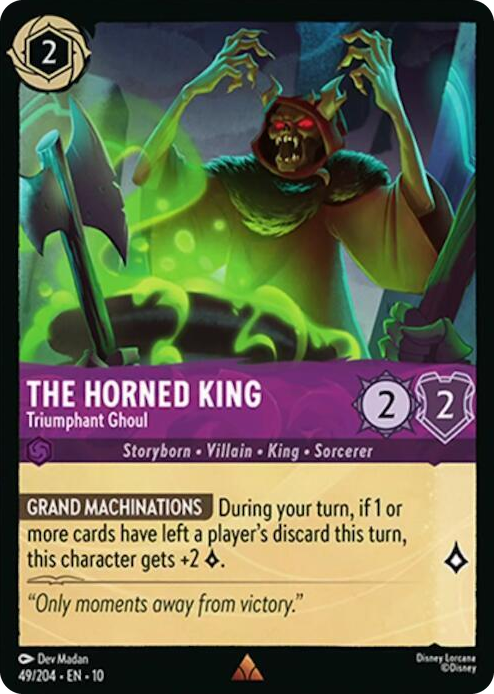 0049 The Horned King - Triumphant Ghoul Rare Whispers in the Well