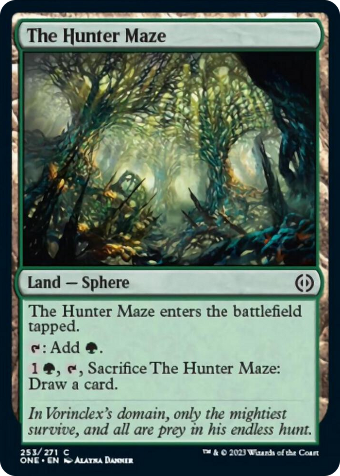 The Hunter Maze #253 C - Phyrexia: All Will Be One Pokemon card
