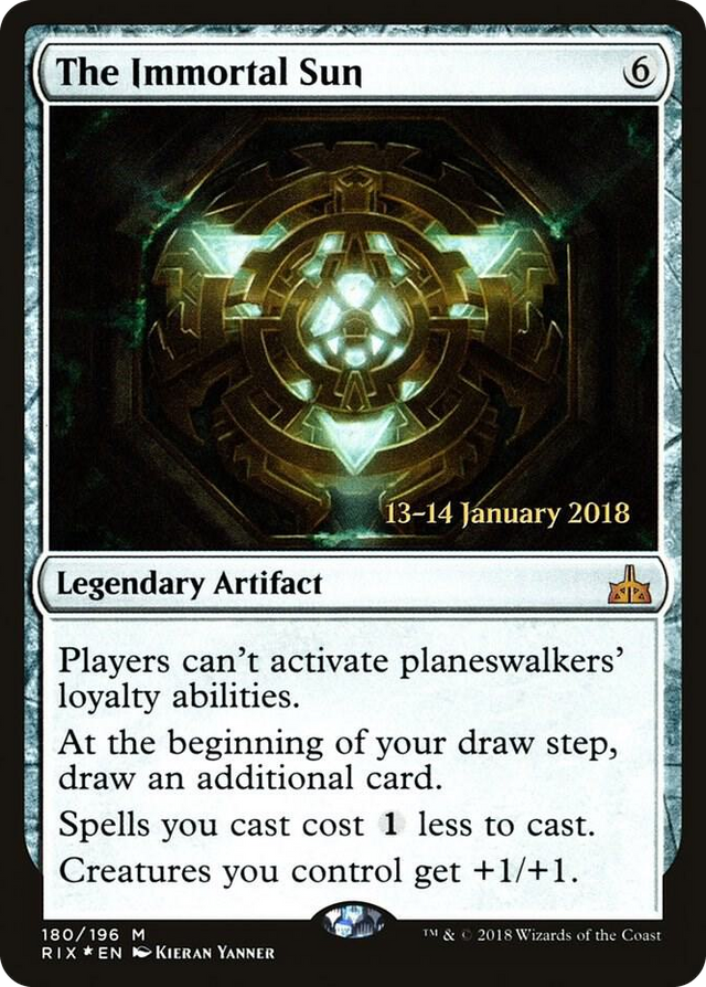 0180 The Immortal Sun M Prerelease Cards